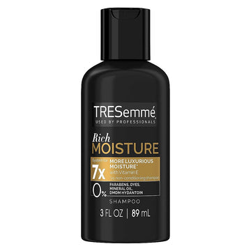 TRESemme Moisture Rich Shampoo, Luxurious Moisture, For Dry Or Damaged Hair 3 oz