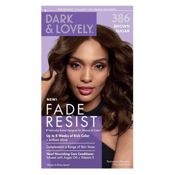 Dark and Lovely Fade Resist Hair Color Brown Sugar 386