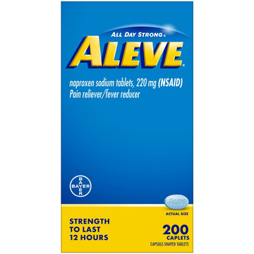 Aleve® Naproxen Sodium Pain Reliever- 220 Mg - 200 Caplets