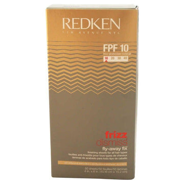 Redken Frizz Dismiss FPF10 Fly-Away Fix Finishing Sheets - 50 Sheets
