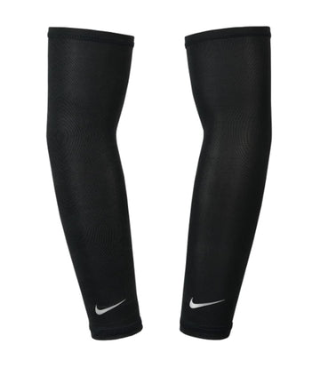Nike Dri-Fit UV Solar Arm Sleeves - 1 Pair - Unisex - Adult (Black Adult S/M)