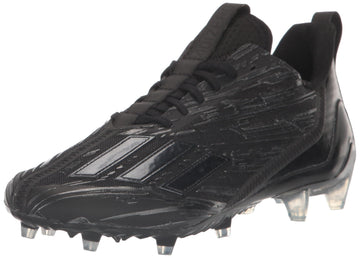 adidas Mens Adizero Football Shoe Black/Black/Black 8