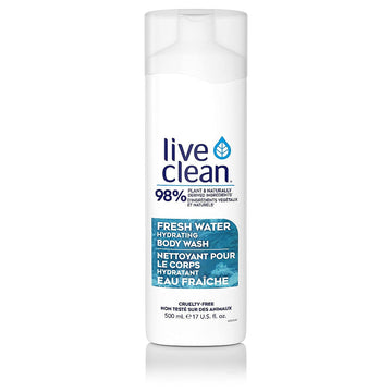 Live Clean Fresh Water Hydrating Body Wash 17 Fl. Oz. Bottle