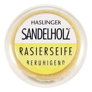 Haslinger Sandalwood Shave Soap in Case 60g