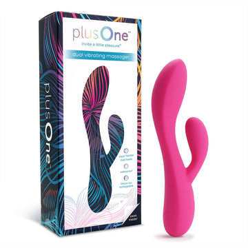 PlusOne Dual Vibrating Massager 1Ea
