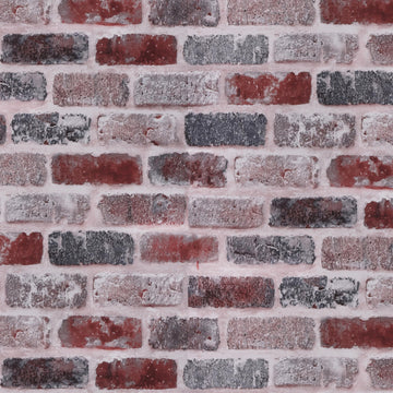 KUKANTST Brick Stone Peel and Stick Wallpaper 17.8"x472" Waterproof Vinyl Roll