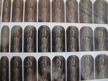 Skinz Nail Decals, Snake Skin (24 ct)