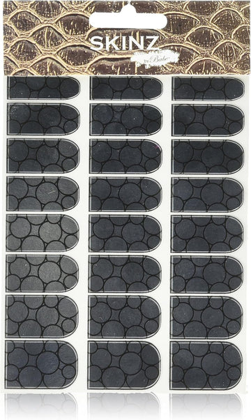 Skinz Nail Decals, Silver Circles (24 ct)