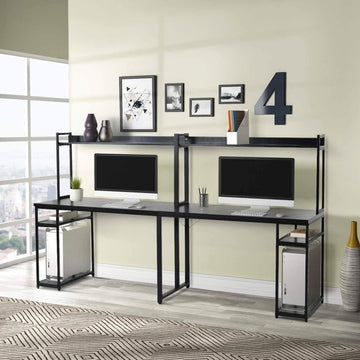 94.6 Inch Modern Two Person Computer Desk