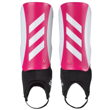 Adidas Tiro Match Youth Shin Guards (Large) - Trusted Name on The Soccer Pitch EVA-Backed Hard Shields Attached Ankle Guards Hook-and-Loop Straps for Secure Fit