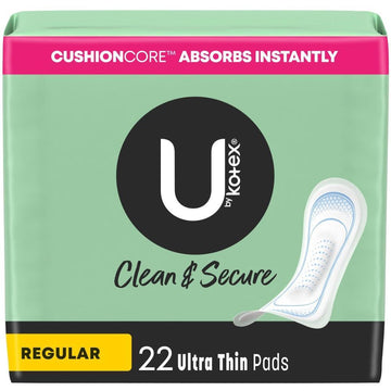 U by Kotex Security Ultra Thin Pads, Regular