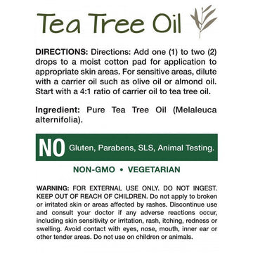 Nature's Truth Tea Tree Oil, Australian, Pure, Purifying 2 Fl Oz