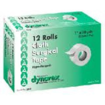Dynarex Tape Surgical Cloth 12  1"X10 Yd