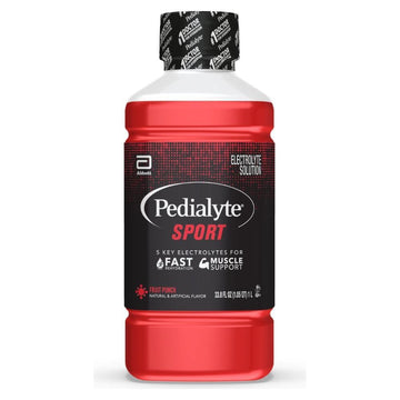 Pedialyte Sport Electrolyte Solution - Fruit Punch - 33.8 Fl Oz