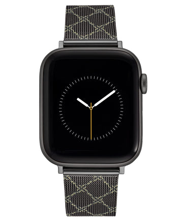NINE WEST Fashion Mesh Bracelet for Apple Watch Secure Adjustable Apple Watch Band Replacement Fits Most Wrists