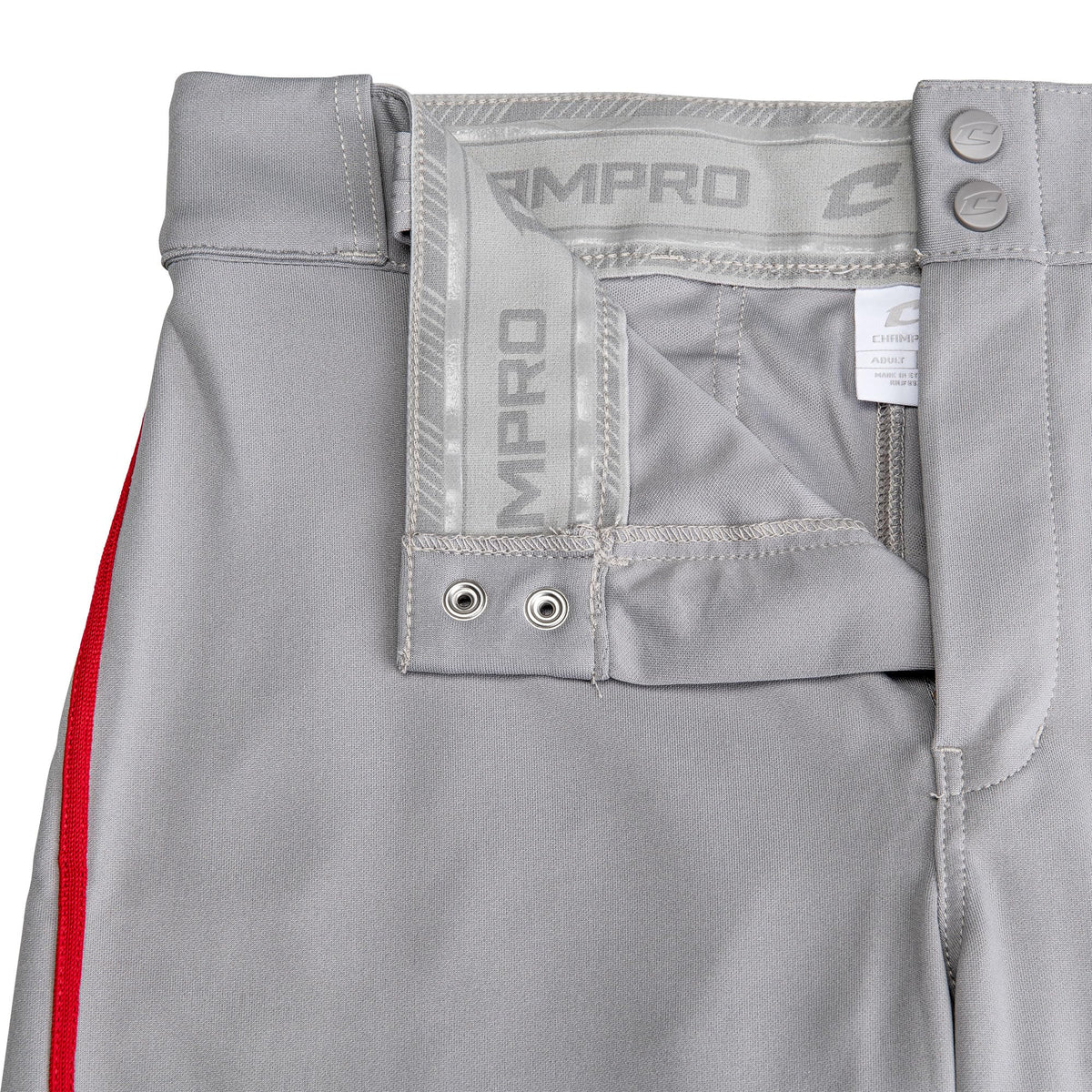 Champro Triple Crown 2.0 Baseball Knickers with Braid Grey Scarlet Size XL