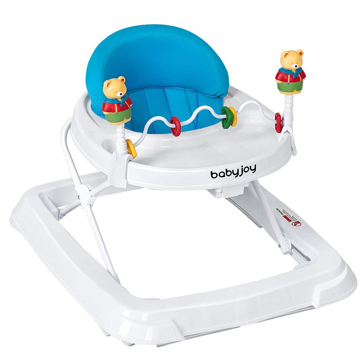 Adjustable Height Removable Folding Portable Baby Walker