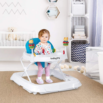 Adjustable Height Removable Folding Portable Baby Walker