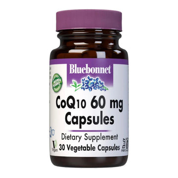 Bluebonnets CoQ10 60 mg 30 Vegetarian Softgels