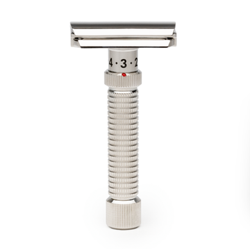 Rex Supply Co. Ambassador Polished Adjustable Stainless Steel DE Razor RSC-101P