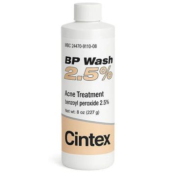 Benzoyl Peroxide 2.5% Acne Treatment Wash, 8 oz (227g) Liquid