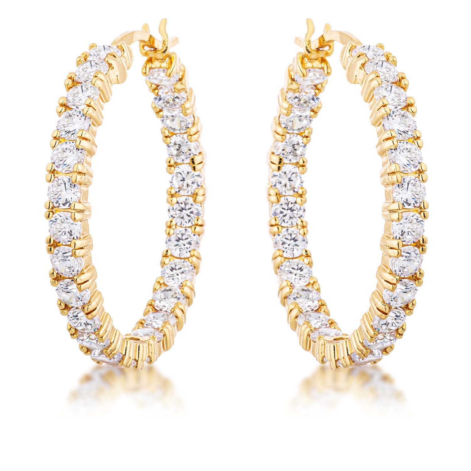 CZ Hoop Earrings