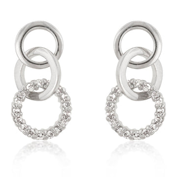 Finish Triplet Hooplet Earrings