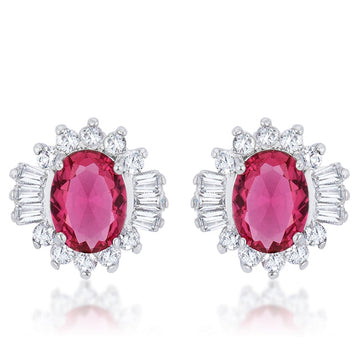 Chrisalee 3.3ct CZ Classic Stud Earrings