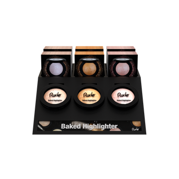 RUDE Baked Highlighter Display Set, 24pcs