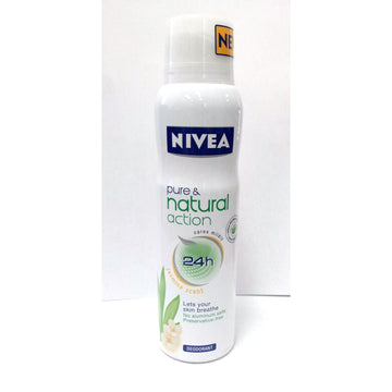 Nivea Deodorant Women Pure & Natural Action Jasmine Spray 150ml