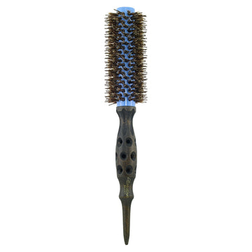 Maxx Wood and Ceramic Round Hair Brush