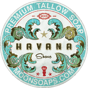 Moon Soaps Havana Shave Soap 6 Oz