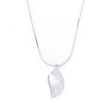 Crystal Leaf Necklace