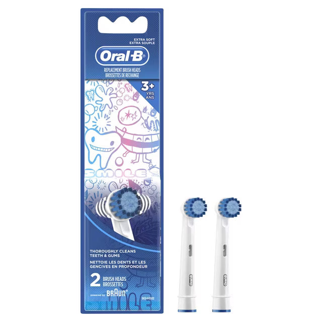 Oral-B Sensitive Gum Care Replacement Brush Heads, 2 Count