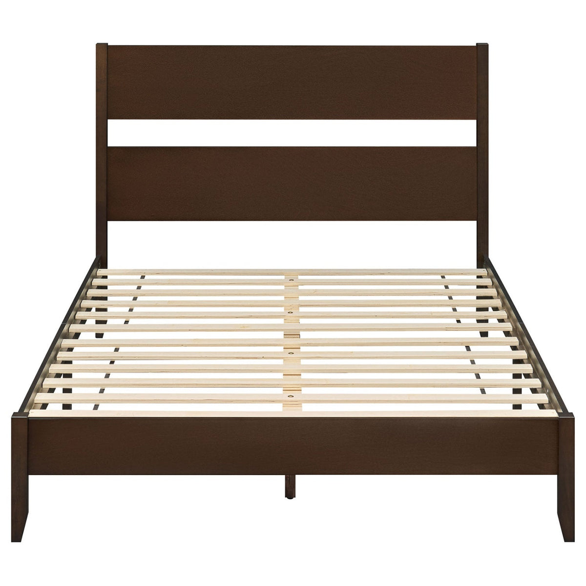 Queen Bed Frame with Headboard and Solid Wood Legs