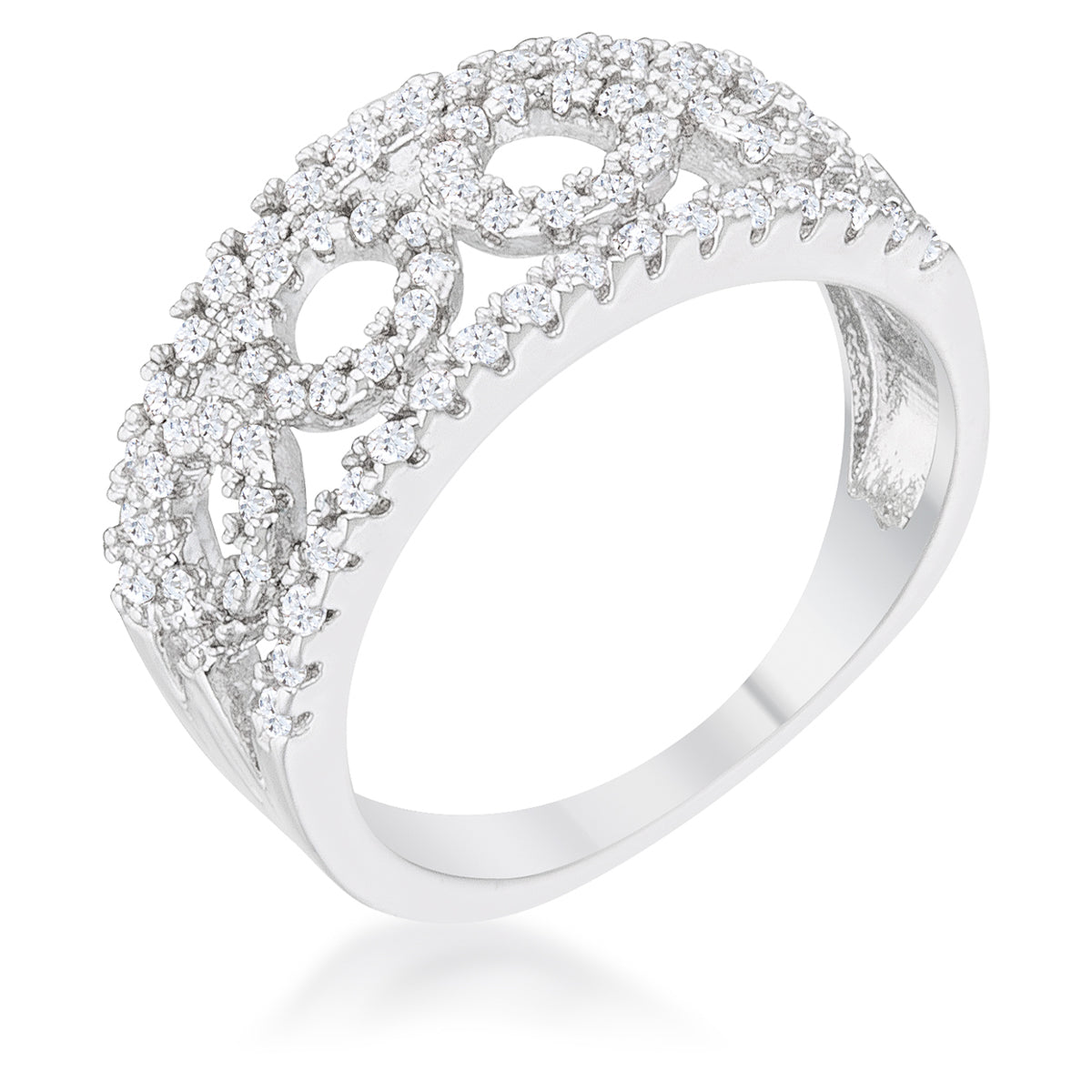 Rina 0.5ct CZ Contemporary Band Ring
