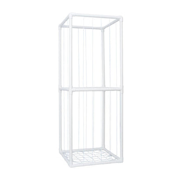 Stuffed Animal Storage PVC Plush Organizer Shelf Plush Stuffed Animal Holder Standing Kids Toy Storage Cage with Elastic Band for Nursery Play Room Be