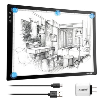 A3 Light Pad A3 LED Tracing Pad Ultra-Thin Drawing Pad Adjustable Brightness