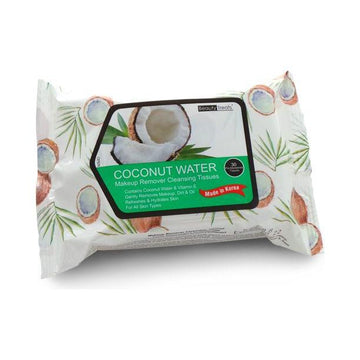 Beauty Treats Coconut Water Makeup Remover Cleaning Tissues 30 ct