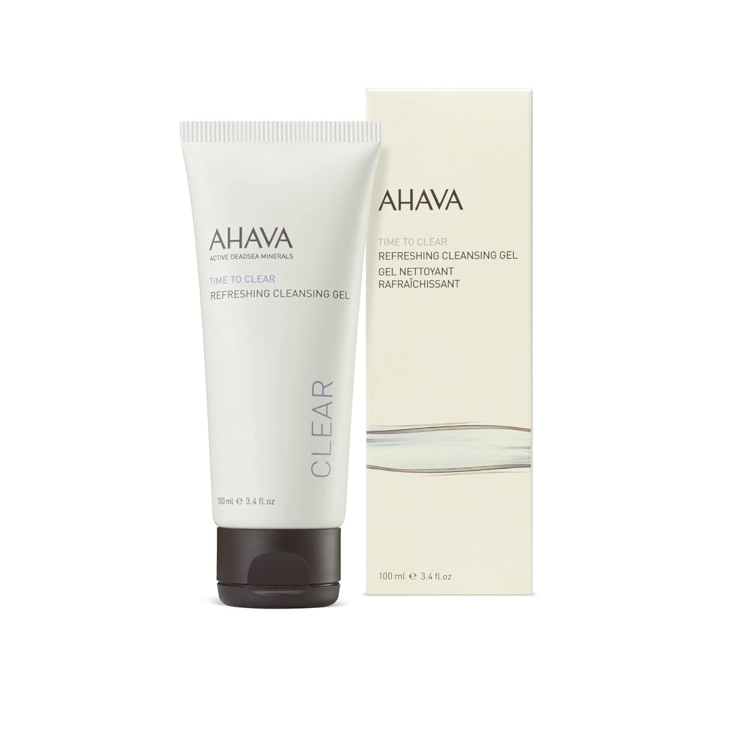 AHAVA Cleanse Refreshing Cleansing Gel - Soapless Cleanser & Refresher 3.4 Fl.Oz
