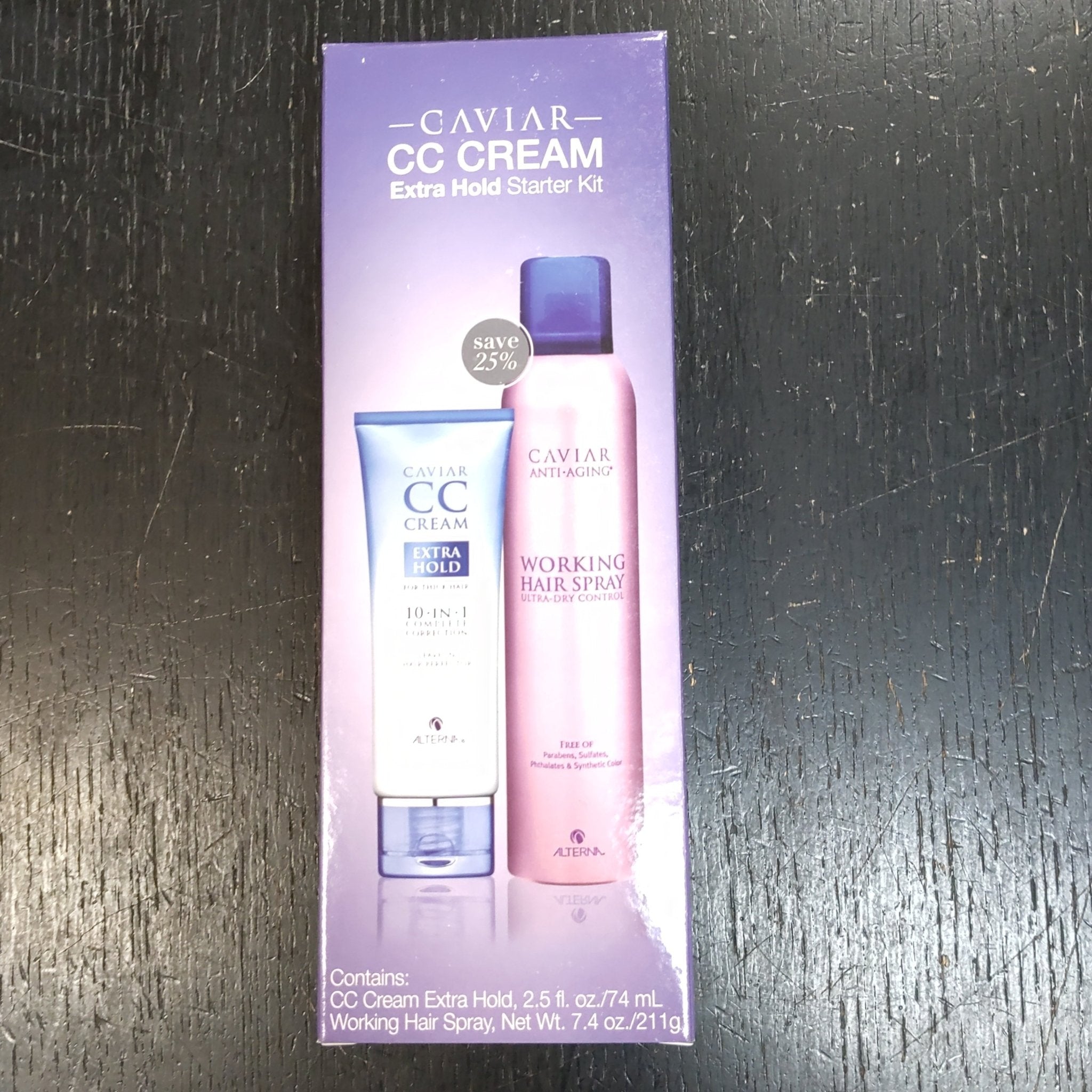 Alterna Caviar CC Cream Extra Hold Starter Kit Limited Edition, 1 Kit