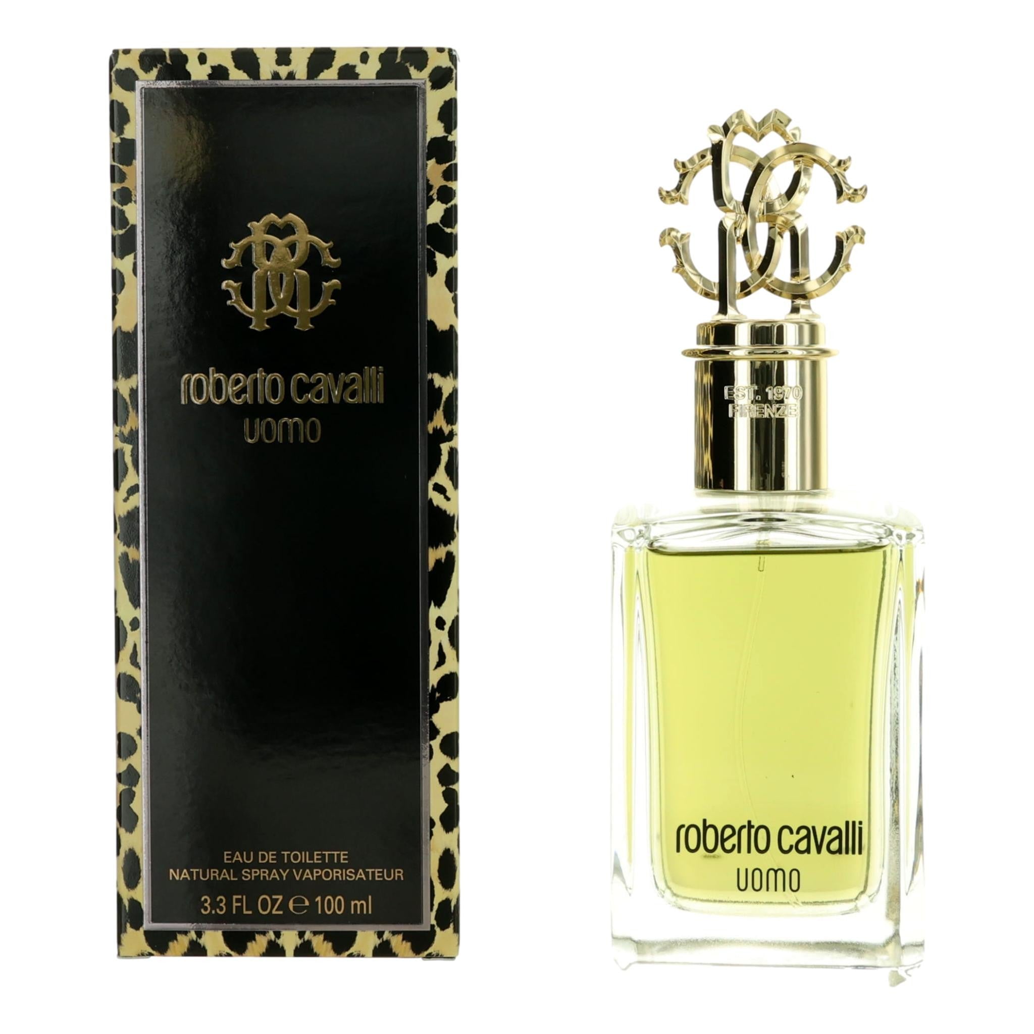 Roberto Cavalli Uomo, 3.3 oz EDT Spray for Men