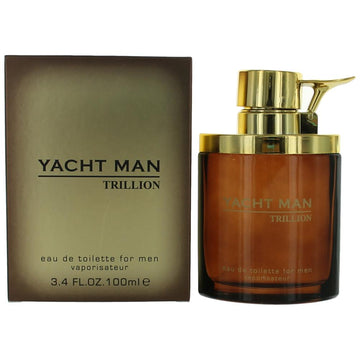 Yacht Man Trillion, 3.4 oz EDT Spray for Men