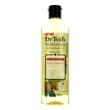 Shea Butter & Essential Oil, 8.8oz Moisturizing Bath & Body Oil
