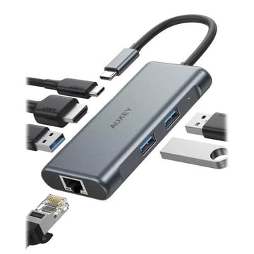 Aukey 6-in-1 USB-C Hub