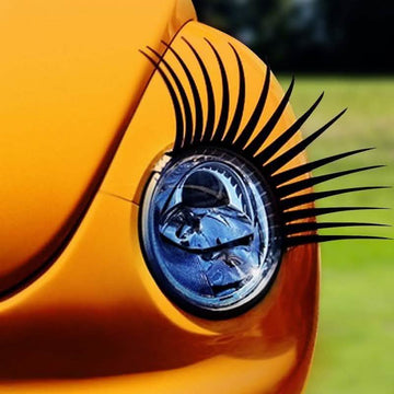 Automotive Headlamp Car Eyelash Decals