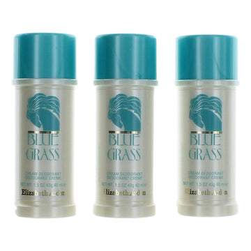Blue Grass, 3x1.5oz (4.5oz total) Cream Deodorant women