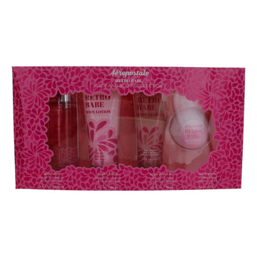 Aeropostale Retro Babe, 4 Piece Bath and Body Collection