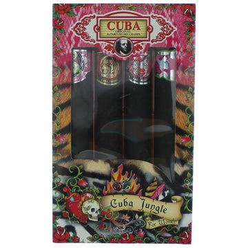 Cuba Original, 4 Piece Gift Set for Women (Jungle)