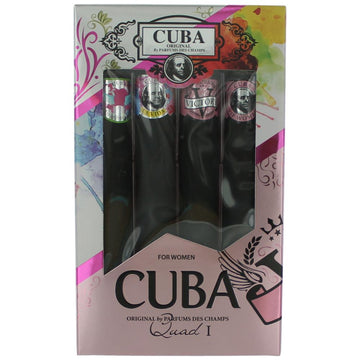 Cuba Quad I, 4 Piece Gift Set for Women